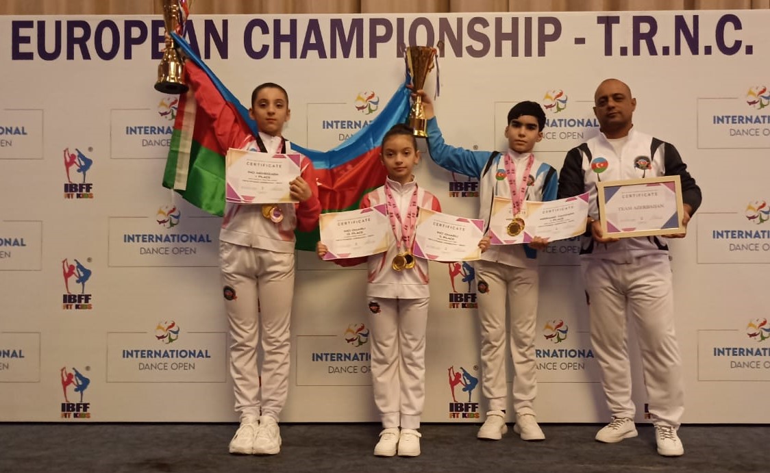 Uşaq fitnesi üzrə Avropa çempionatında uğurlu nəticə